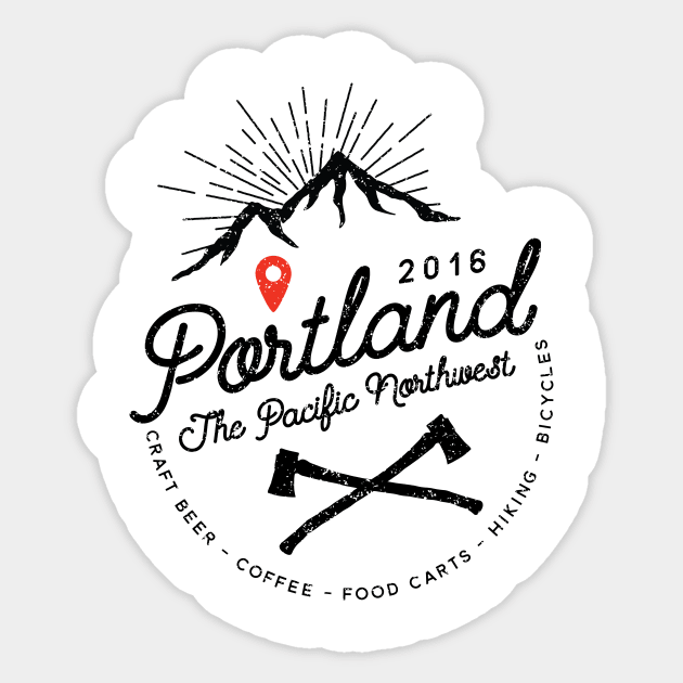 Portland Sticker by jkim31